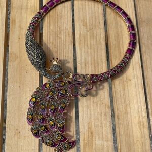 Peacock necklace